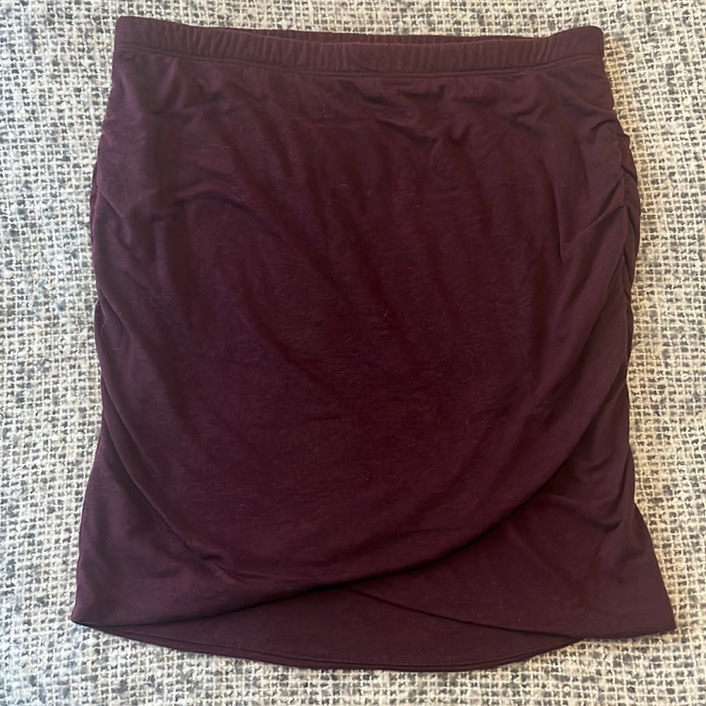 Purple bodycon skirt